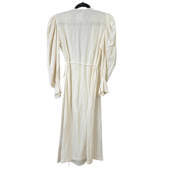 Rhode Magdalena Plissé Wraparound Minidress In Nurtural NWOT Sz:Small Ret$386. - Picture 10 of 10